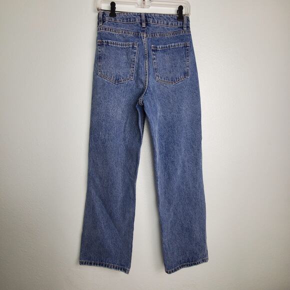 Shein Ripped Blue Jeans Size 4 - Picture 2 of 6